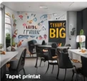 Tapet printat birou modern